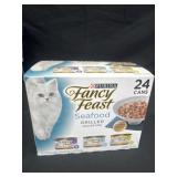 New fancy feast seafood 24 cans