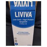 New 6 count box of  Livia low carb plus high