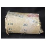 Full roll of 1972 Eisenhower dollars (20 coins)