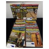Group of handy man magazines