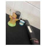 Ground mat, pill crusher and glass Easter