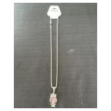 Cute Owl Rhinestone Necklace