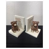 Teddy bear bookends