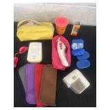 Glass holder, shavers, play doh and more