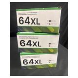 3 new 64xl ink cartridges