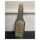 18ï¿½x6ï¿½ wood corner bar sign