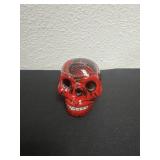 2ï¿½ red ceramic  skull