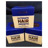 Three new bottles of Morie Ultimate hair growth