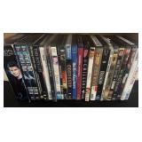 Group of DVDs