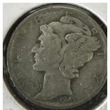 1943 Mercury Dime
