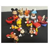 Group of Mickey Mouse toys