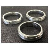 Group of Cobalt Faith Rings Size 9