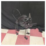 Punk yard art cat