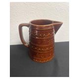 6ï¿½Marcrest Creamer Brown Daisy Dot Cream Pitcher