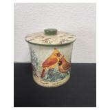 Metal winter berry tin 7ï¿½