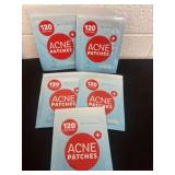 5 packs of acne patches 120 each