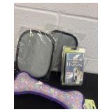 New dog harness and toy