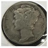 1944 Mercury Dime
