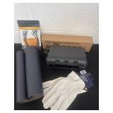 New computer pads, gloves, charger and fence wire