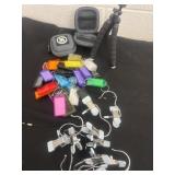 Clips , keychains and tri pod