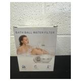 New bath ball water filter
