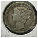 1945 Mercury Dime