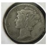 1943 Mercury Dime