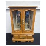 13ï¿½x8ï¿½x5ï¿½ musical jewelry box with jewelry, works