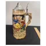 9ï¿½ vintage German musical stein
