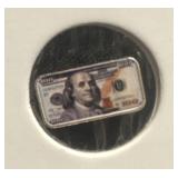 1-gram silver bar designed to look like a