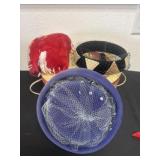 Hat box with vintage hats