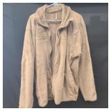 Man's large long military jacket