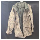 Medium long parka. Military Camouflaged