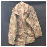 Medium long parka apex military jacket