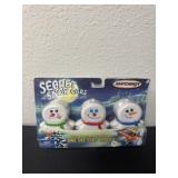 Secret snow cars one die cast while each snowman