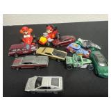 Group of toy cars