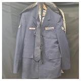 Military Blues with jacket shirt tie