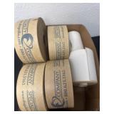 Labels and strapping tape?