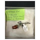 Vintage sterling pin Mark 925 made in Poland