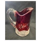 Vintage Dewey 1909 Pitcher Glass