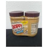 2 new Skippy natural cream peanut butter