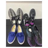 4 shoes size 7 and 8.5