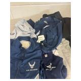 Large group of Air Force clothes