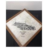 18ï¿½ noise Idaho temple etched stone tile 250/850