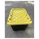 27gal Black and Yellow Utility Tote