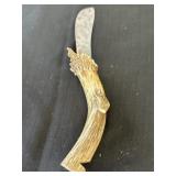Horn handle Knife 12in total