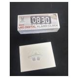 LED digital alarm clock and electric anti