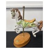 13ï¿½ Iris Carousel Horse figurine