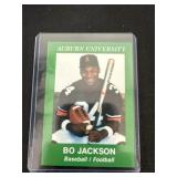 1986 Bo Jackson Auburn baseball/football rookie