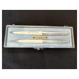 vintage Sheaffer's Button Action ballpoint pen